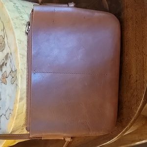 Womens cross body, tan leather